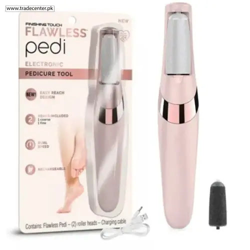 Kit de Pédicure Manucure – Lime à Ongles Électrique 2 Vitesses