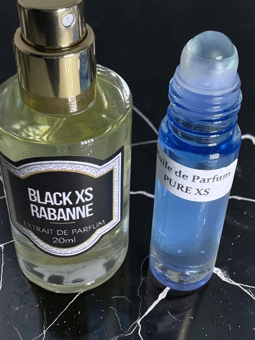 Black XS Paco Rabanne inspired Full Set, oil and spray