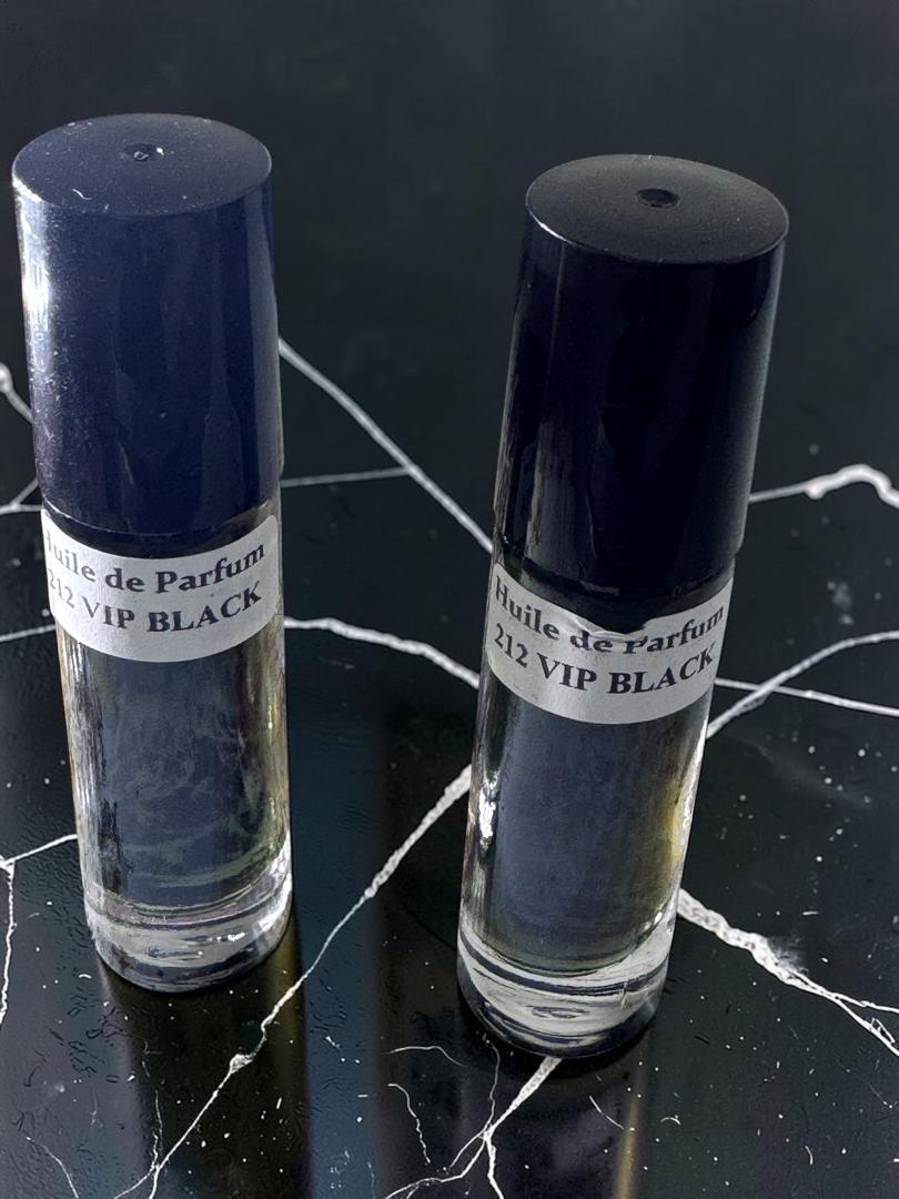 212 VIP Black inspired perfume oil, 10ml roll-on