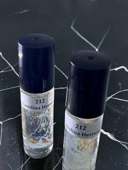 212 Carolina Herrera inspired perfume oil, 10ml roll-on